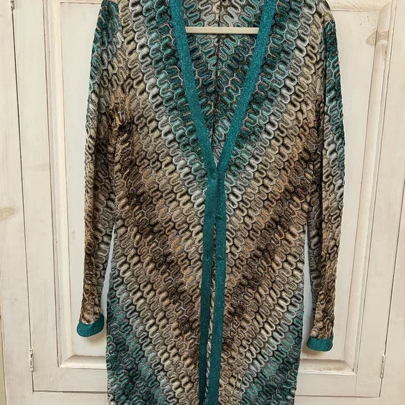 Missoni Metallic Sweater Coat - Picture 3 of 11